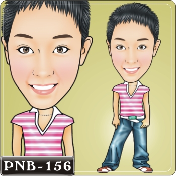 男生人像Q版漫畫PNB-156